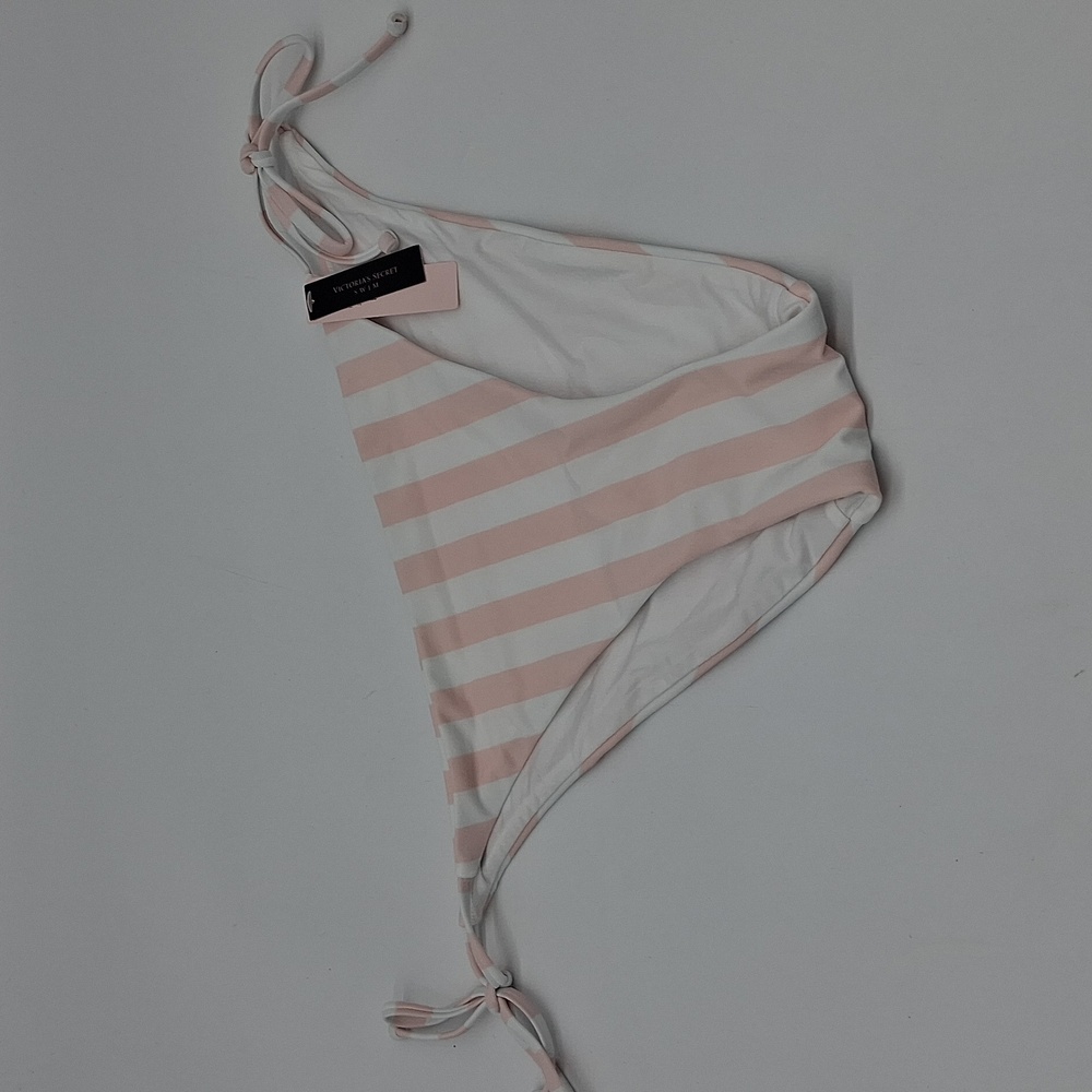 Victoria's‎ Secret Cheeky String Bikini Bottom Pink Stripes XL